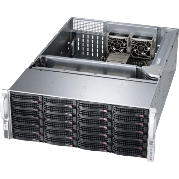 Сервер Supermicro SYS-6048R CSE-846 noCPU X10DRi 16хDDR4 softRaid IPMI 2х800W PSU Ethernet 2х1Gb/s 24х3,5" EXP SAS2-846EL1 FCLGA2011-3 (2) Сервер Supermicro SYS-6048R CSE-846 noCPU X10DRi 16хDDR4 softRaid IPMI 2х800W PSU Ethernet 2х1Gb/s 24х3,5" EXP SAS2-846EL1 FCLGA2011-3 (2)