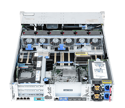 Сервер HP DL380p G8 noCPU 24хDDR3 softRaid P420i 512MB iLo 2х460W PSU 331FLR 4х1Gb/s 12х3,5" FCLGA2011 (2)